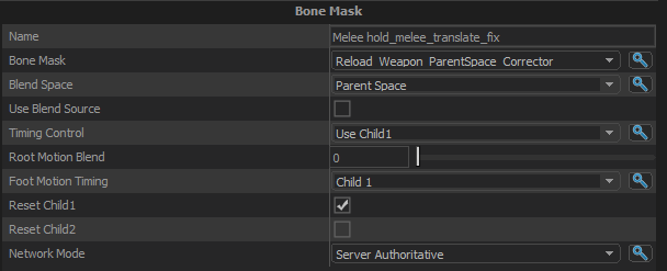 BoneMask Node Properties bonemask properties