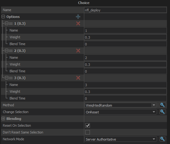 Choice Node choice node