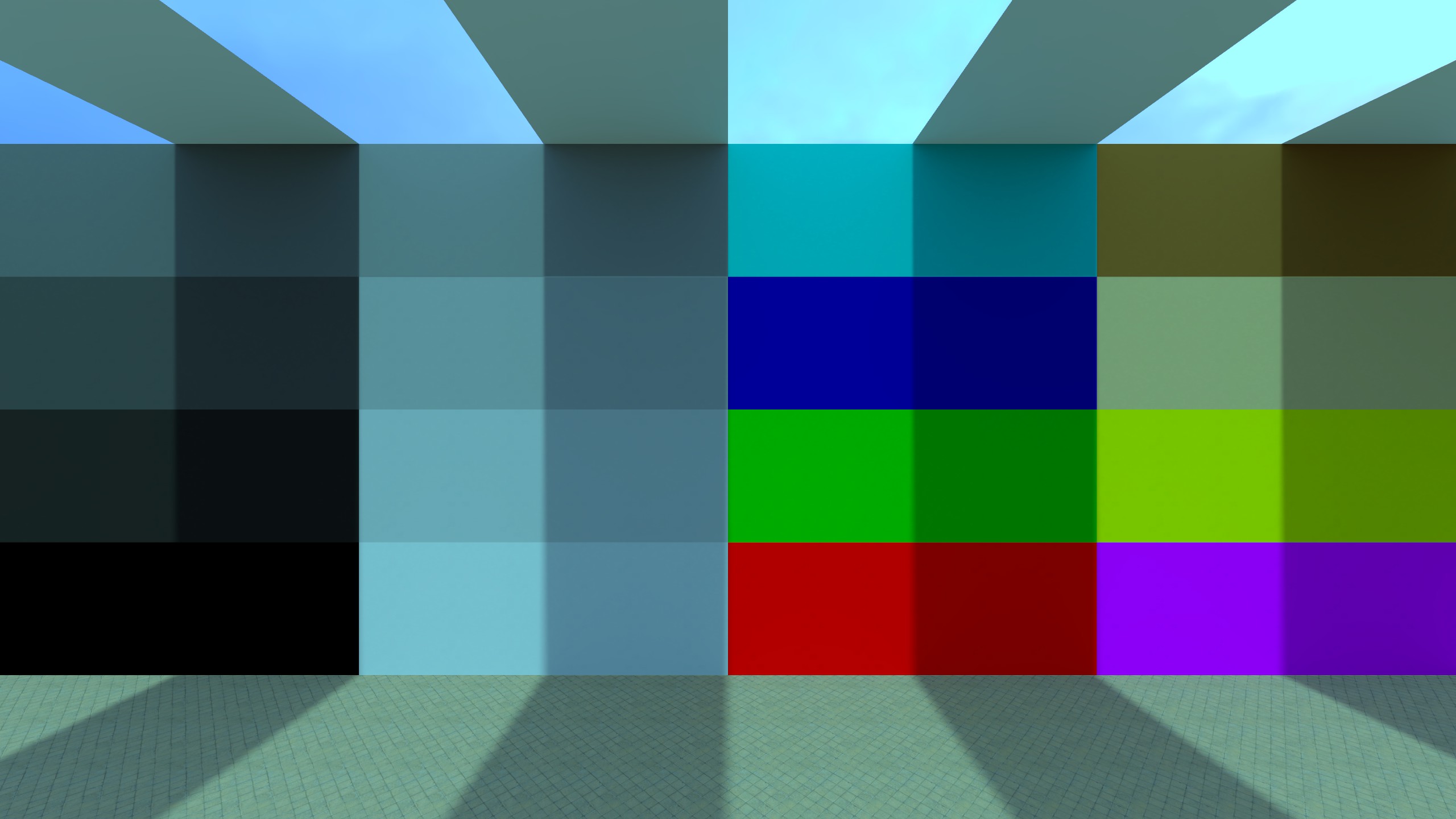Cool tint (RGB 0 167 255, Strength 60)