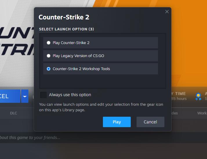 Launch Options Launch Cs2 tools