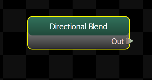 Directional Blend Node in Editor directional blend in editor