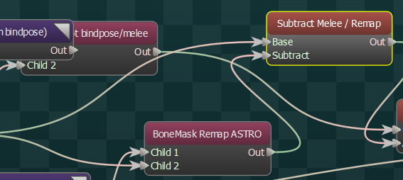 Subtract Node in Editor add in editor